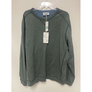 Tommy Bahama Men's Reversible Crew Neck Sweatshirt Green Size Large NWT
